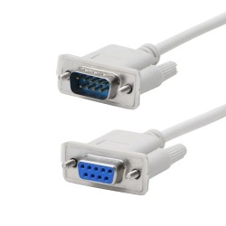 AXGEAR Serial Cable Male to Female Extersion Db9 9 Pin Rs232 Mf Com Port Wire
