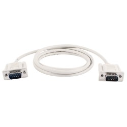 AXGEAR Serial Cable Male to Male Db9 9 Pin Rs232 M-M Com Port Wire