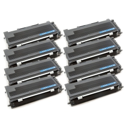 GOTONERS Generic Packaged 8Pk Brother New Compatible Tn-350 (Tn350) Bk Standard Yield Toner Cartridge for Hl-2030/2040/2070, Mfc-7220/7820