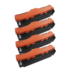 GOTONERS Generic Packaged 4Pk HP New Compatible Cc530A Cc531A Cc532A Cc533A (304A) Cmyk Standard Yield Toner Set for Laserjet Cm2320/cp2020/cp2025