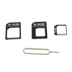 AXGEAR Nano Micro Mini Standard Sim Card Adapter Converter Kit Tray Tool