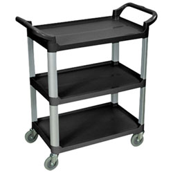 Luxor Three Shelves Serving Cart (SC12-B)