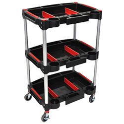 Luxor Mechanic's Three-Shelf Cart (MC-3)