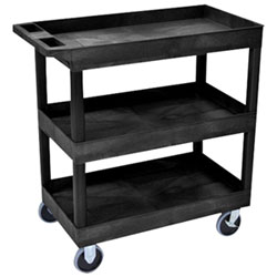 Luxor 32" x 18" Tub Cart with Three Shelves (EC111HD-B)