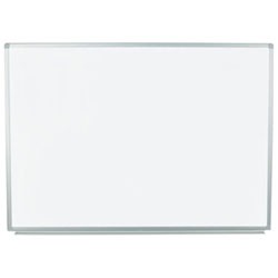 Luxor 48"W Wall-Mounted Magnetic Whiteboard (WB4836W) - White