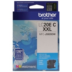 BROTHER Super High Yield Ink Cartridge (Lc20Ecs) In Cyan