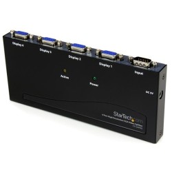 STARTECH 4 Port High Resolution VGA Video Splitter - 300 Mhz - Video Splitter - 4 Ports