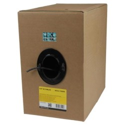 STARTECH 1000Ft Bulk Cat 5E Ethernet Cable - Solid - Cmr - In Black