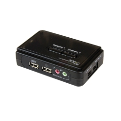 STARTECH 2-Port VGA And USB Kvm Switch With Cables Included-(Sv211KUSB)