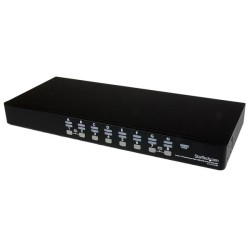 STARTECH 16 Port 1U Rackmount USB Kvm Switch Kit W/ Osd & Cables