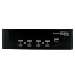 STARTECH Starview 4 Port Dvi VGA Dual Monitor Kvm Switch USB With Audio & USB 2.0 Hub