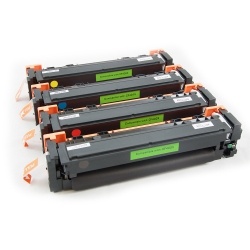 GOTONERS Generic Packaged 4Pk HP New Compatible Cf400X Cf401X Cf402X Cf403X (201X) Cmyk High Yield Toner Set for Color Laserjet Pro M252, Mfp M277