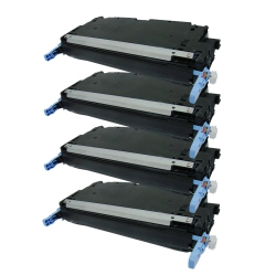 GOTONERS Generic Packaged 4Pk HP New Compatible Q7560A Q7561A Q7562A Q7563A (314A) Cmyk Standard Yield Toner Set for HP Color Laserjet 2700/3000