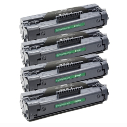 GOTONERS Generic Packaged 4Pk HP New Compatible C4092A (92A) Standard Yield Toner Cartridge for HP Laserjet 1100/3200 In Black