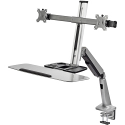 SIIG INC Siig Ac Ce-Mt2G12-S1 Standing Desk Converter W Kb & Counterbalance Monitor Arm