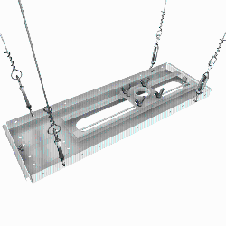 CRIMSON AV Av Suspended Ceiling Adapter With 4" Extension Pipe - (Cas1W)