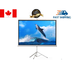 EGALAXY Portable Projector Screen With Tripod 100 Inch 16:9, Pst100A