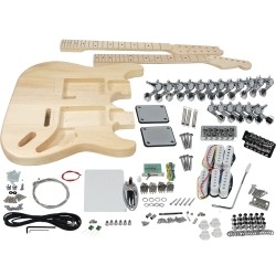 SOLO GUITARS Solo St Style Double Neck Diy Guitar Kit