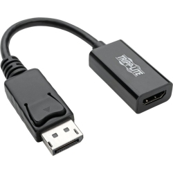 TRIPP LITE Displayport to HDMI 2.0 Adapter-M/f, Latching Connector, 4K60 Hz, 6 In Black