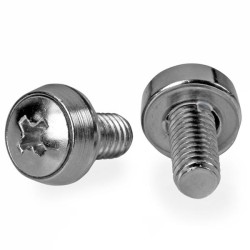 STARTECH M6 X 12MM Mounting Screws 100 - Pack (Cabscrewsm62) - In Silver