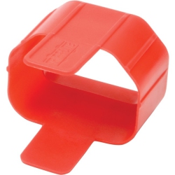 TRIPP LITE Pdu Plug Lock Connector C14 Power Cord to C13 Outlet 100Pk In Red