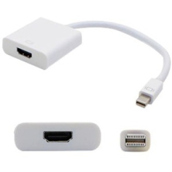 ADDON 8In HP Bp937Aa Compatible Displayport Male to HDMI Female Adapter Cable (Requires Dp++) In Black