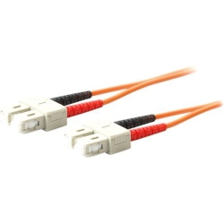 ADDON 2M Multi-Mode Fiber (Mmf) Duplex Sc/sc Om1 Patch Cable - Fiber Optic for Network Devic In Orange