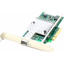 ADDON Intel E10G41Bfsr Comparable 10GBs Single Sfp+ Port 300M Network Interface Card With 10GBase-Sr Sfp+ Transceiver