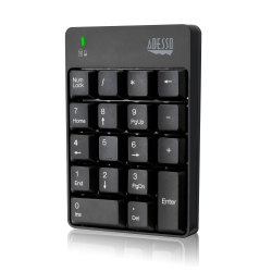 ADESSO Mechanical Numeric Keypad With 3-Port USB Hub