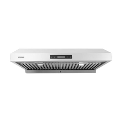 VESTA Atlanta 860Cfm 30" Stainless Steel Under Cabinet Range Hood \w Dual Motor, 6 Levels Of Speed, Touch Screen, Gu10 Led Lights, Baffle Filters