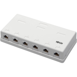 TRIPP LITE Cat6 Surface-Mount Box 6-Port