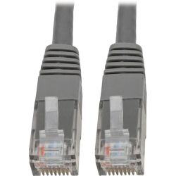 TRIPP LITE Cat6 Cat5E Gigabit Molded Patch Cable Rj45 M/m 550Mhz 50Ft 50' In Gray