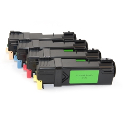 GOTONERS Generic Packaged 4Pk Dell New Compatible 330-1433 330-1436 330-1437 330-1438 (2130) Cmyk Standard Yield Colour Toner Set for Dell 2130