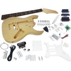 SOLO GUITARS Solo Jem Style Diy Guitar Kit, Basswood Body, 7 Strings