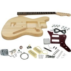 SOLO GUITARS Solo Jm Style Diy Guitar Kit, Basswood Body, Maple Neck