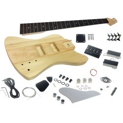 SOLO GUITARS Solo Tb Style Diy Bass Guitar Kit, Basswood Body, Maple Neck