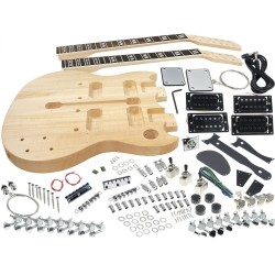 SOLO GUITARS Solo Sg Style Double Neck Diy Guitar Kit