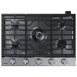 Samsung 30" 5-Burner Gas Cooktop (NA30K6550TS/AA) - Stainless Steel - Open Box - Perfect Condition