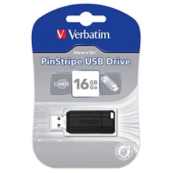 VERBATIM 16GB USB 2.0 + USB Type-A Flash Drive (49063)