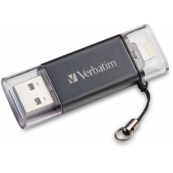 VERBATIM 64GB USB 3.0 Lightning Flash Drive - 1 Pack (49301)