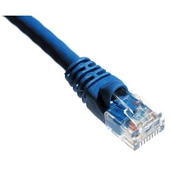 AXIOM MEMORY 50Ft Cat5E 350Mhz Patch Cable Molded Boot (Blue)