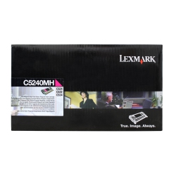 LEXMARK C5240Mh Toner Cartridge C5240H Genuine New Sealed Box In Magenta