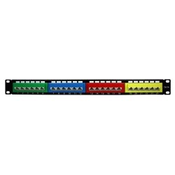 VERICOMM Cat5E 24 Port Patch Panel