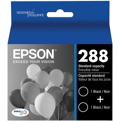 EPSON 288 T288120-D2 Ink Cartridge for Workforce Printer In Black