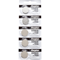 ENERGIZER 5 X 1616 Watch Batteries, 3V Lithium Cr1616