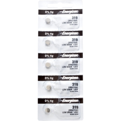 ENERGIZER 5 X 319 Watch Batteries, 1.55V, Equivalent Sr527Sw, 527