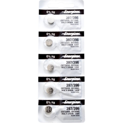 ENERGIZER 5 X 397 Watch Batteries, 1.55V, Equivalent Sr726Sw, 396, Sr726W