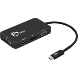 SIIG Ac USB-C to Dvi VGA Dp HDMI Multiport Adapter (Cb-Tc0611-S1)