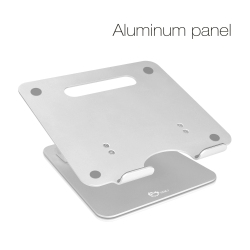 SIIG Adjustable Aluminum Laptop Stand for Macbook And PC (Ce-Mt2C12-S1)