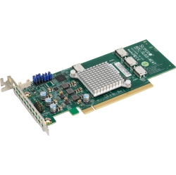 SUPERMICRO 12.8 GB/s Quad-Port Nvme Internal Host Bus Adapter (Aoc-Slg3-4E4T-O)
